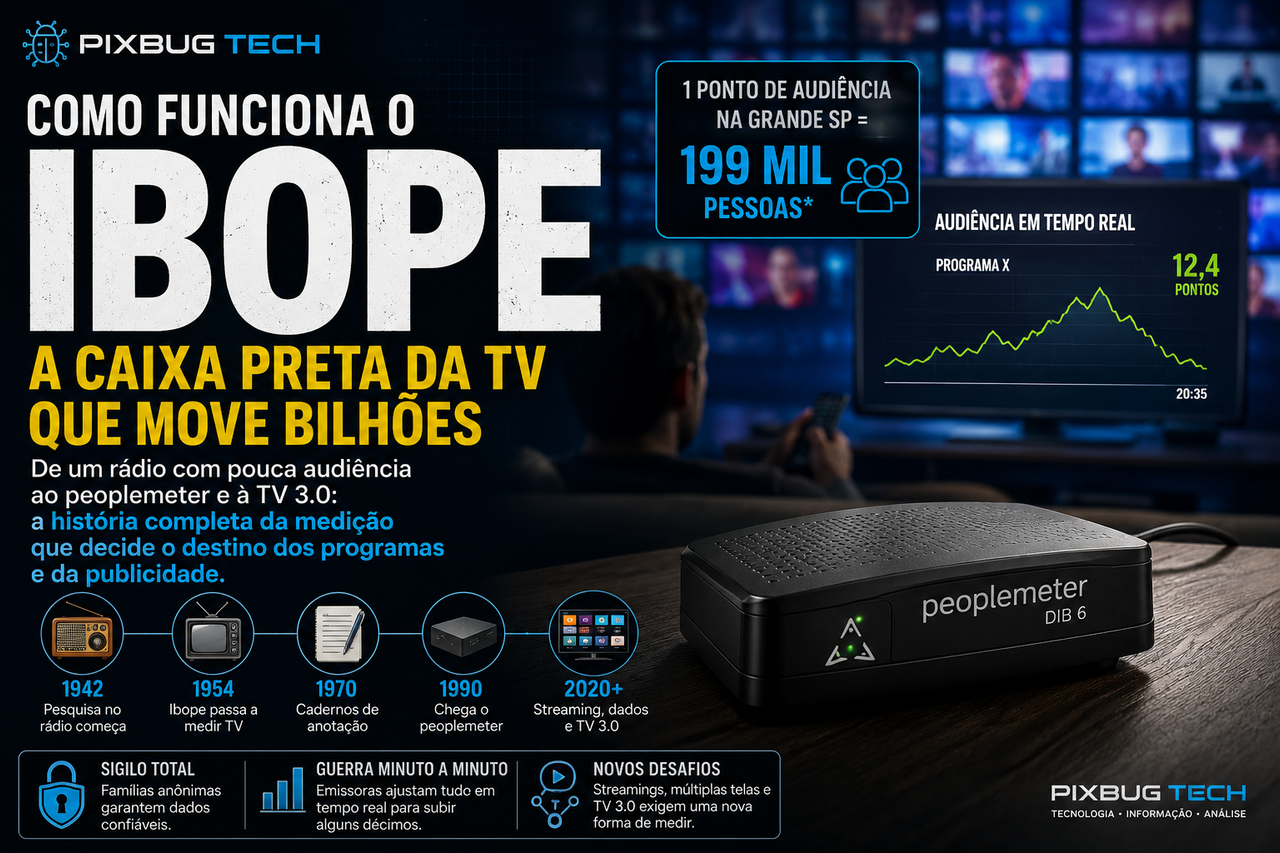 Como funciona o Ibope? A pequena caixa que influencia a televisão e bilhões em publicidade