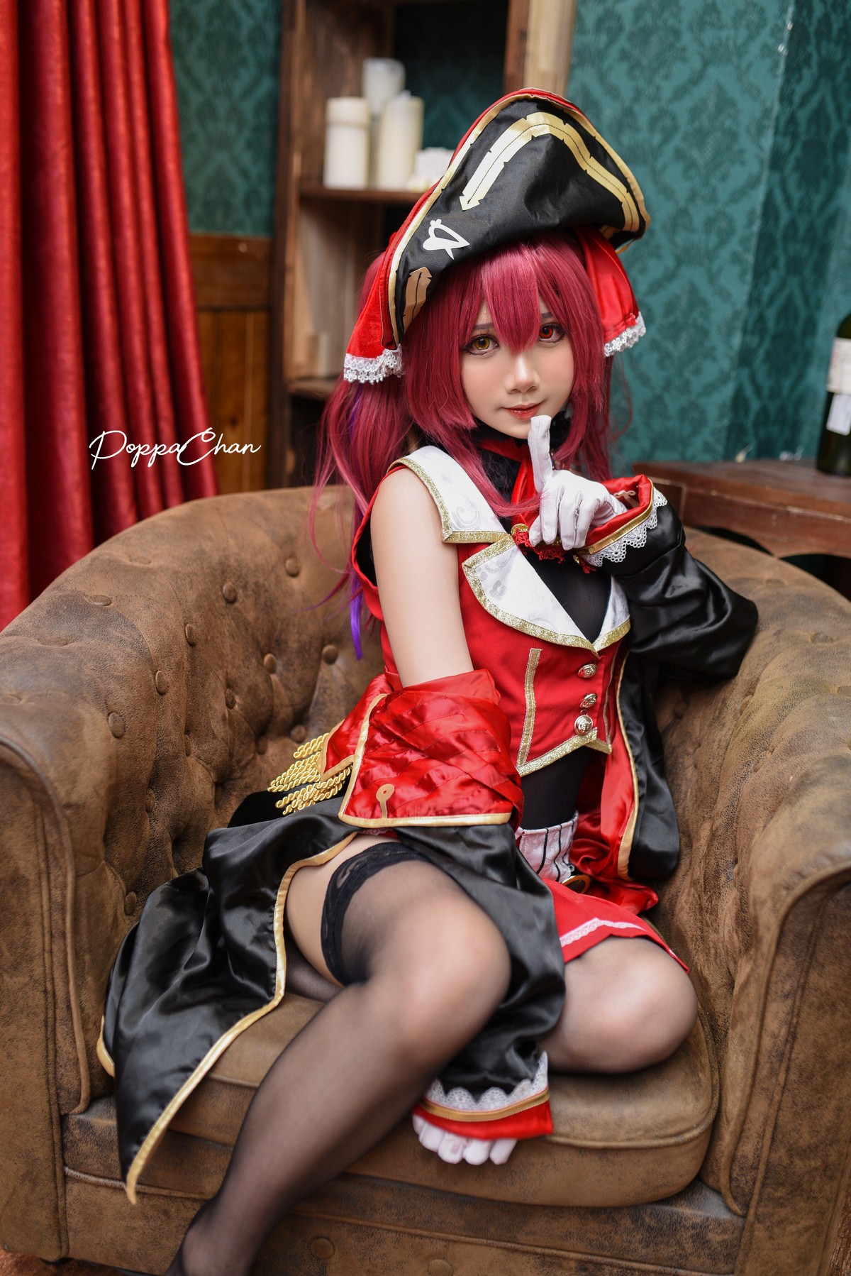 PoppaChan Houshou Marine Cosplay Collection (Hololive) – 94 Photos 427MB插图3