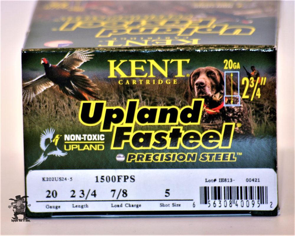 20 Ga Kent Upland Fasteel Precision Steel No.5 Shot 20ga Upland 2¾ 