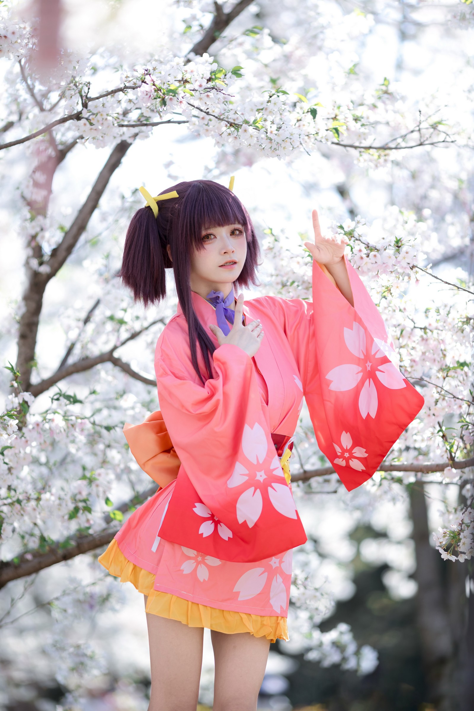 九柒喵 – 甲铁城的卡巴内瑞 无名和服 COS（34P-145M）和风主题高质写真插图