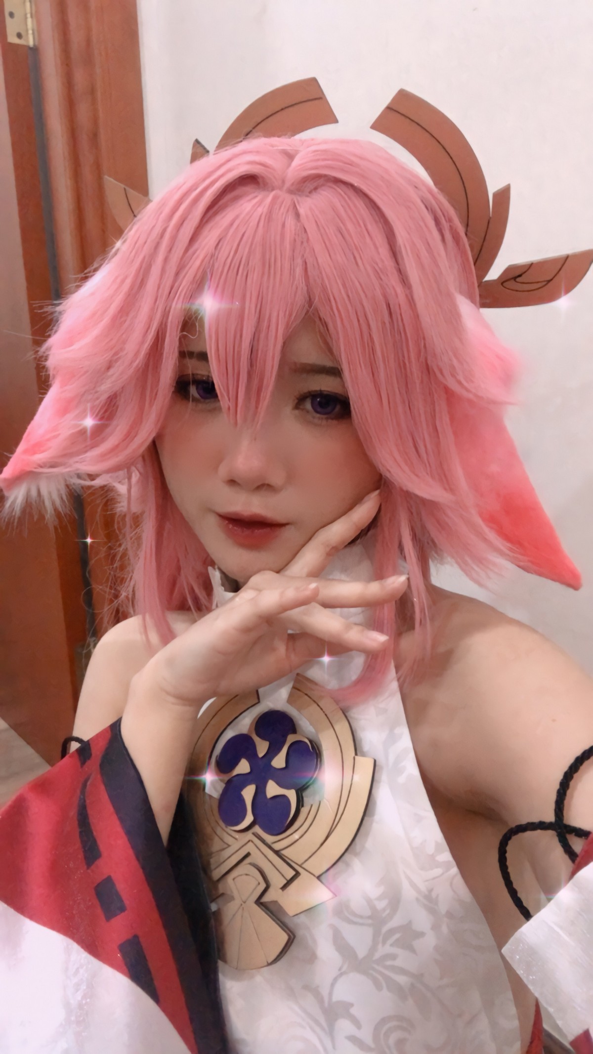 PoppaChan Yae Miko Cosplay Premium Set (Genshin Impact) – 56 Photos 15 Videos 619MB插图5