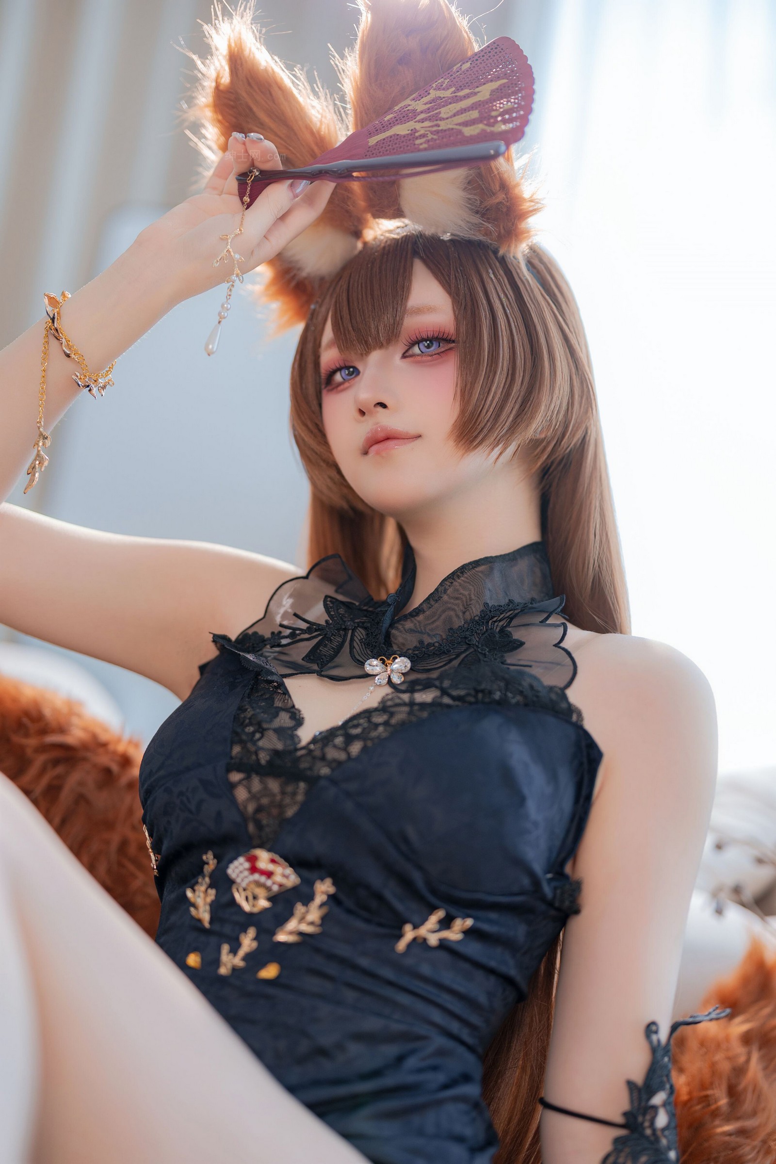 屿鱼 Yuyu 碧蓝航线 天城 礼服 Cosplay 写真图集（65P｜129MB）插图9