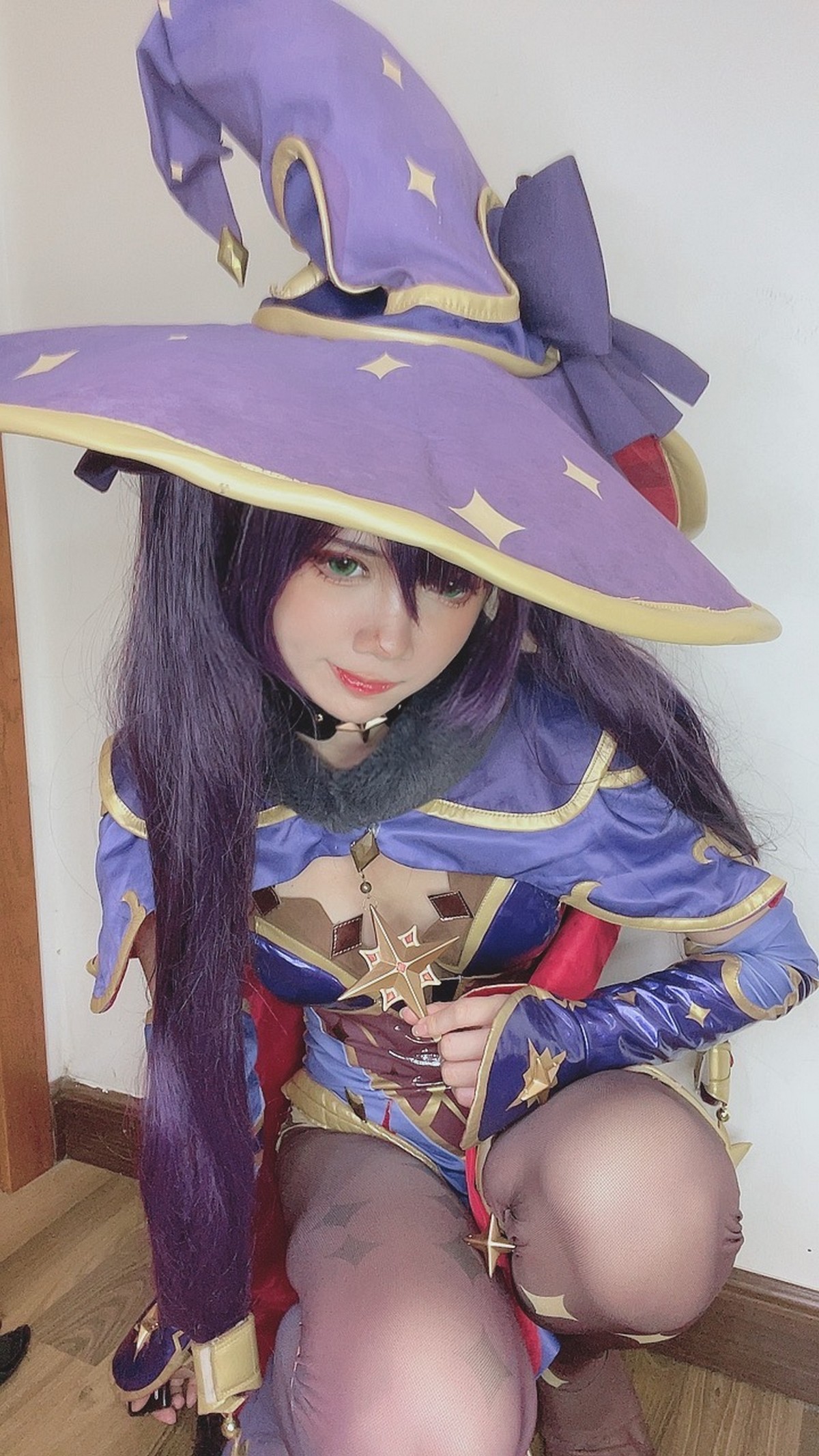 PoppaChan Mona Cosplay (Genshin Impact) HD Set – 53 Photos 20MB插图8