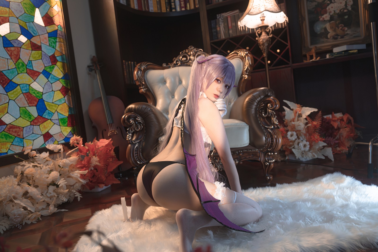 安食Ajiki 笨拙的小恶魔写真集 – 萌系COS & 性感魅力 [44P-1.18G]插图6