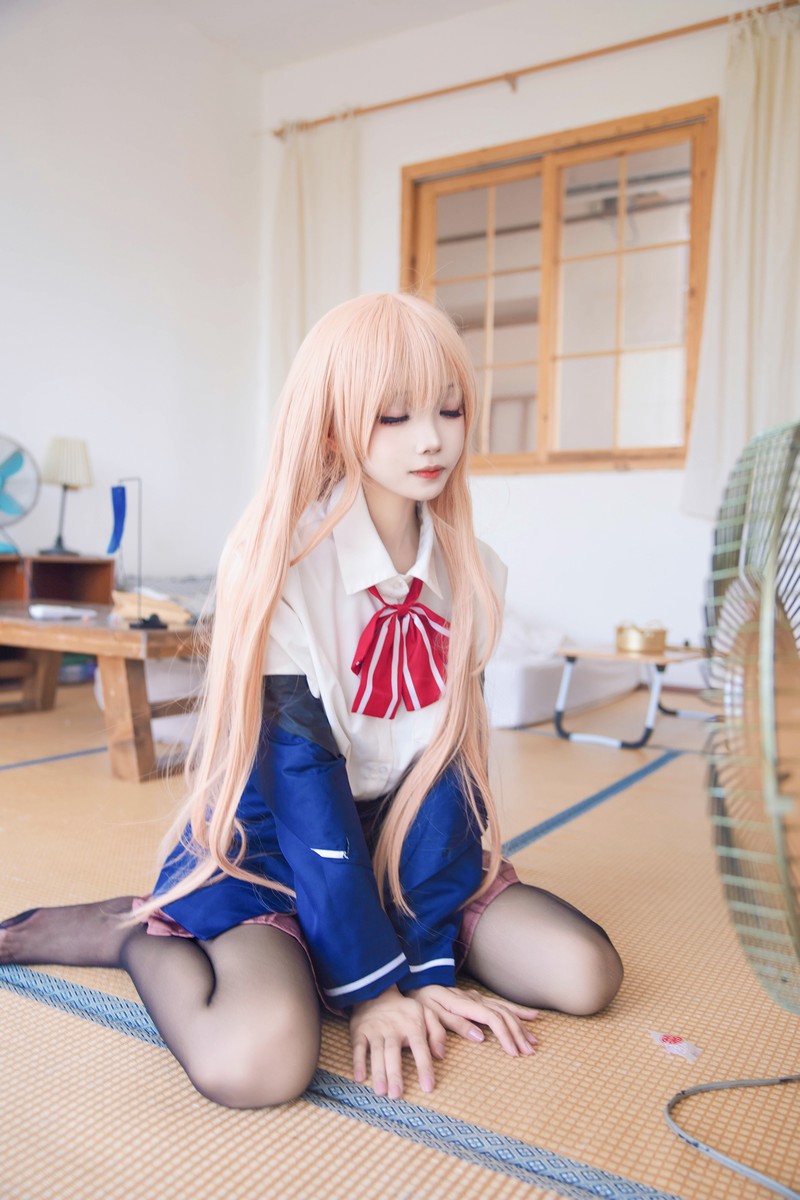 艾西Aiwest 邻家天使椎名真昼Cosplay写真图集 动漫角色高清图集 40P (150.1M)插图2