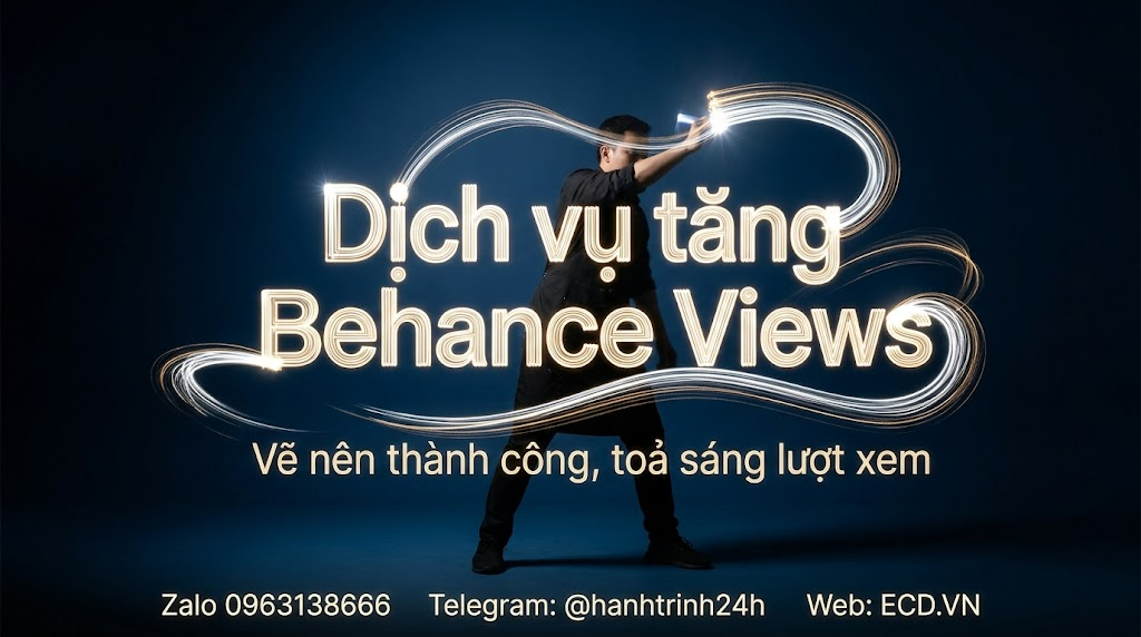 tăng behance views 2026 tăng comment