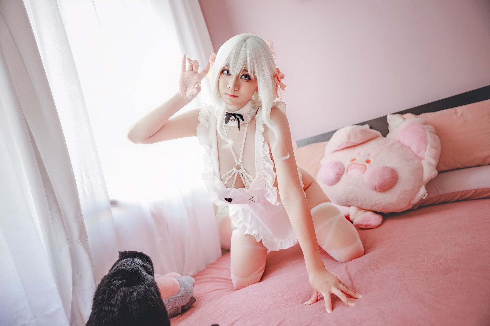 阿雪雪写真午睡围裙主题写真（90P+1V / 1.07G）居家可爱系列插图