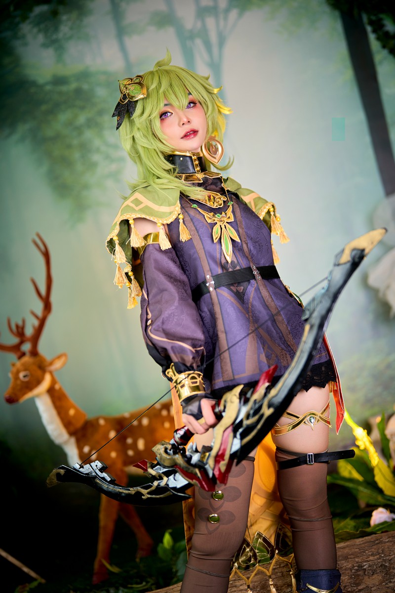 Joyce Lin2x Collei Cosplay Genshin Impact 写真 45P