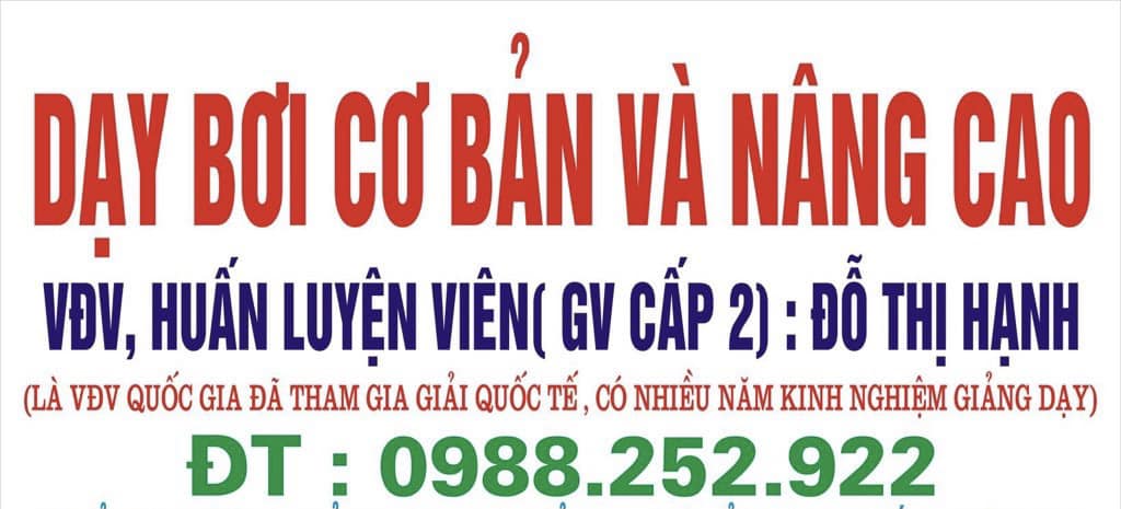 học bơi Quán Toan