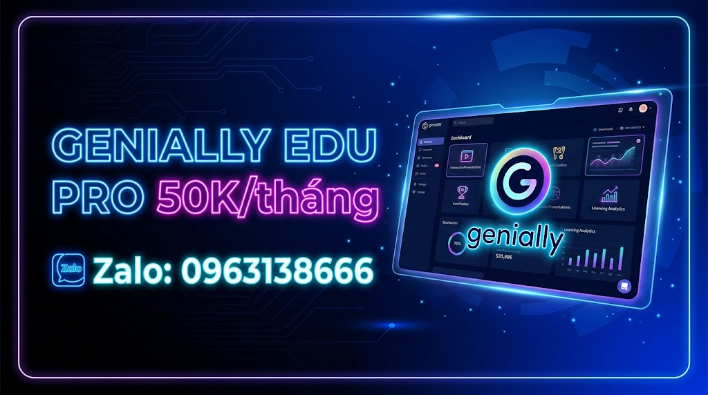 bán tk genially edu pro