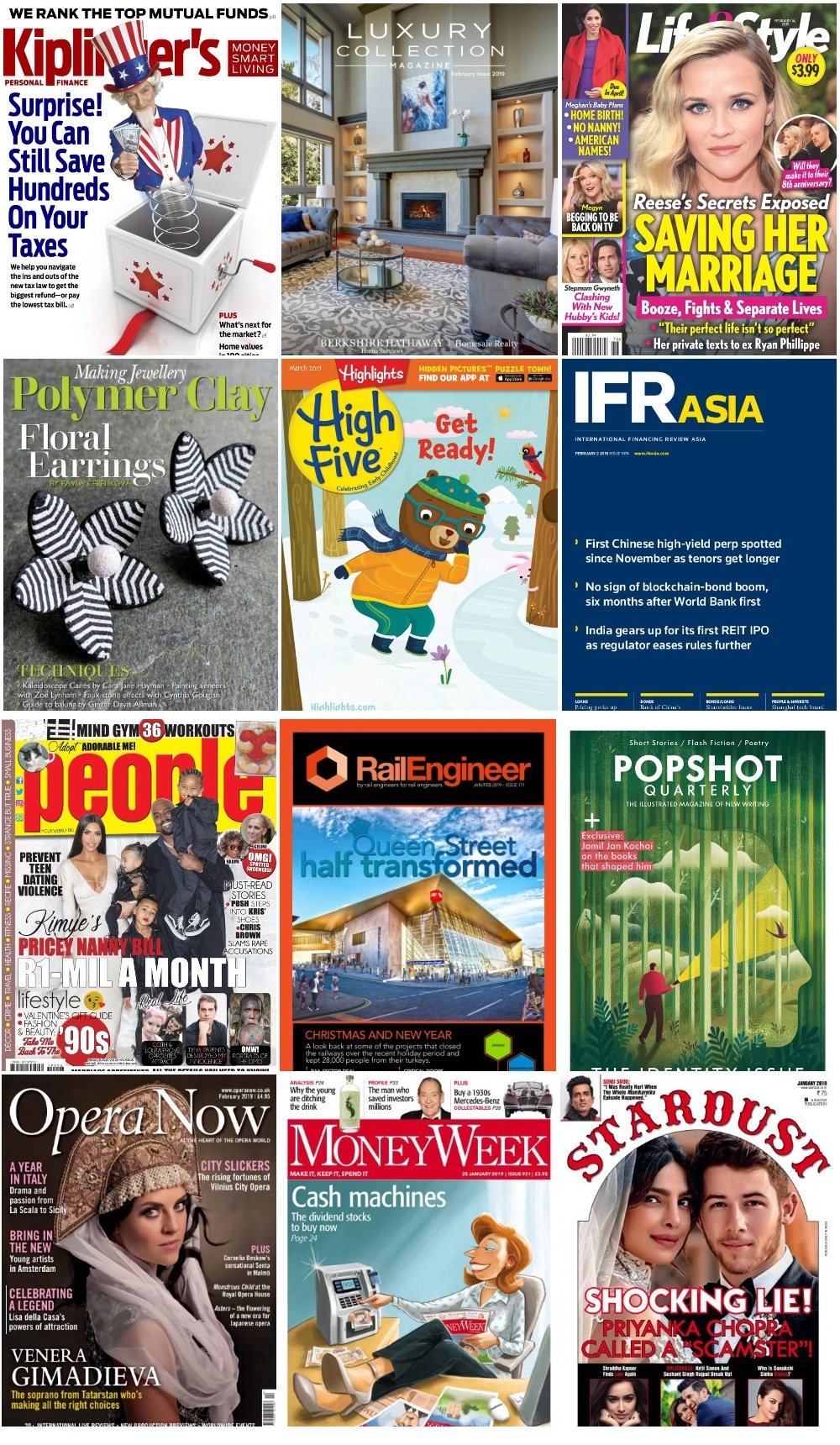 50 Assorted Magazines - February 10 2019 50 Assorted Magazines - February 10 2019