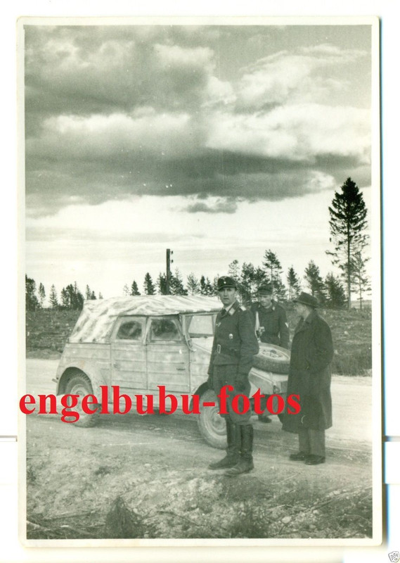 LW-Felddivision - KÜBELWAGEN mit SUPER-TARNUNG -