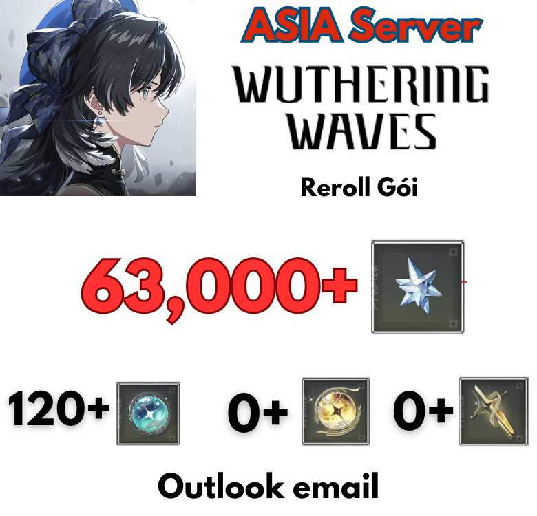 [ASIA] Wuthering Waves Reroll Account