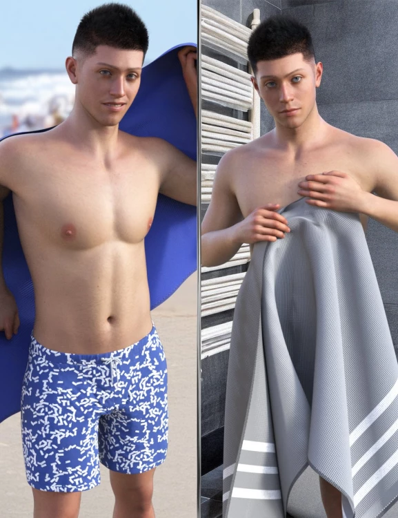 JW His Towel Prop and Poses for Genesis 9