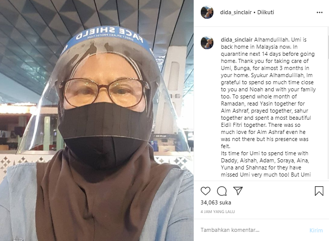 Pesan yang ditulis oleh mertua BCL