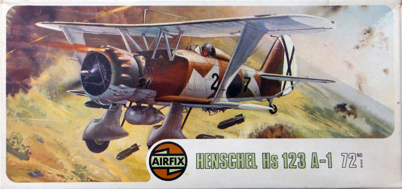 Airfix 72 Henschel Hs 123A-1 (02051-4)