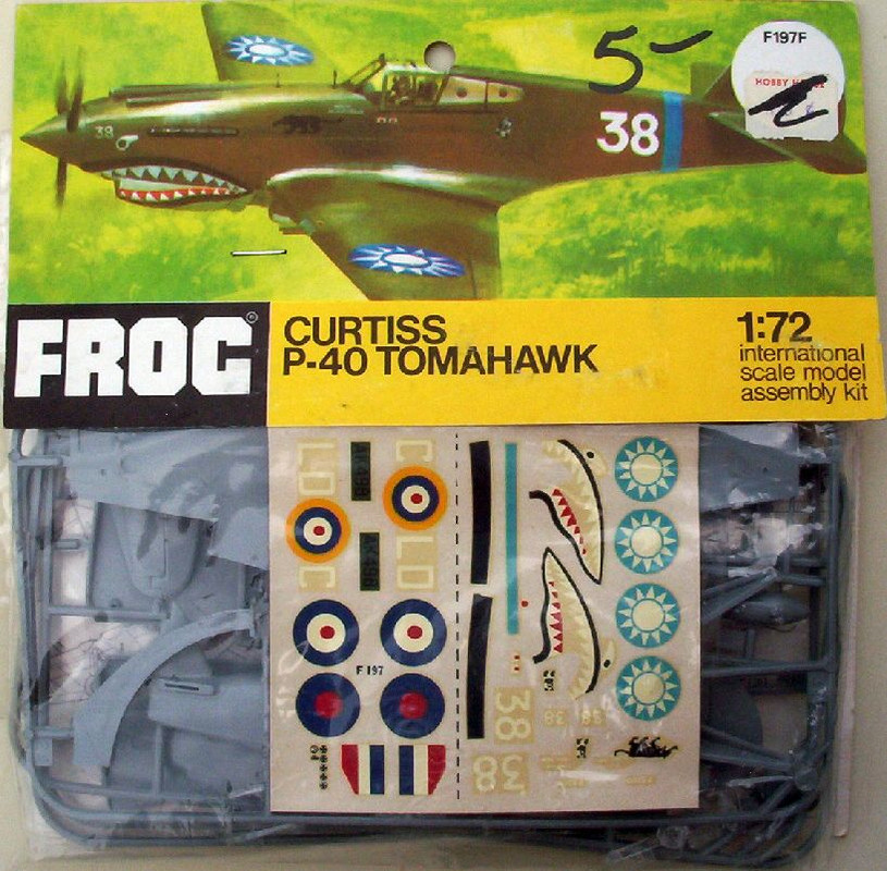 Frog 72 Curtiss P-40 Tomahawk