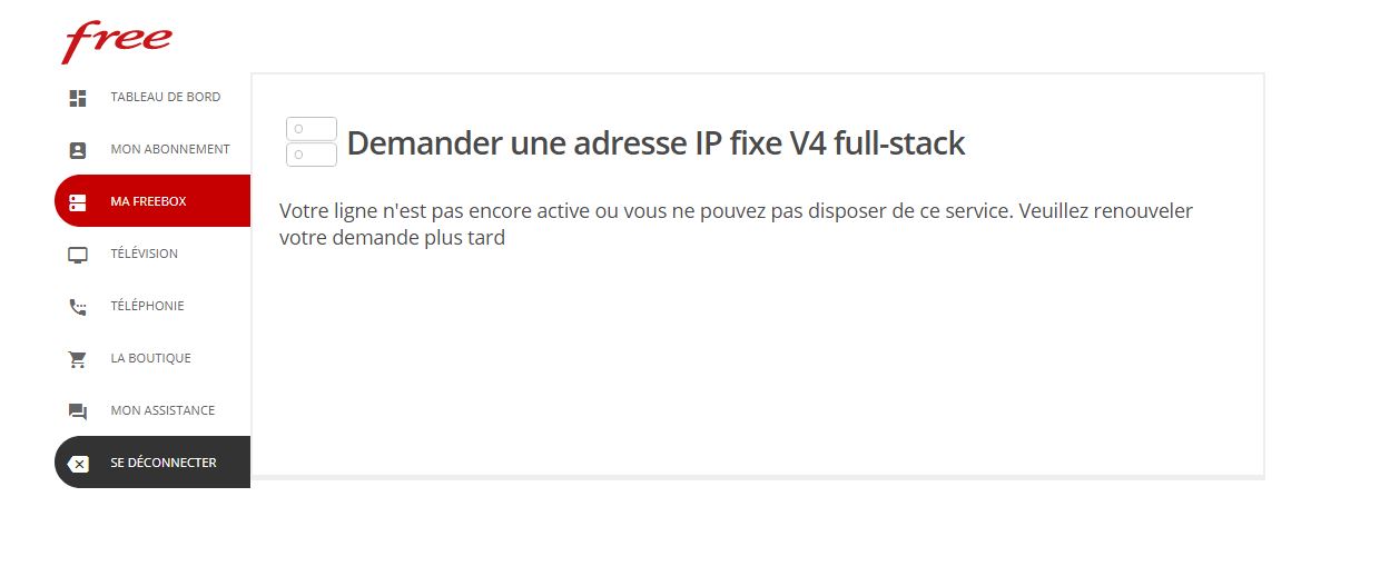Demande IP Full Stack