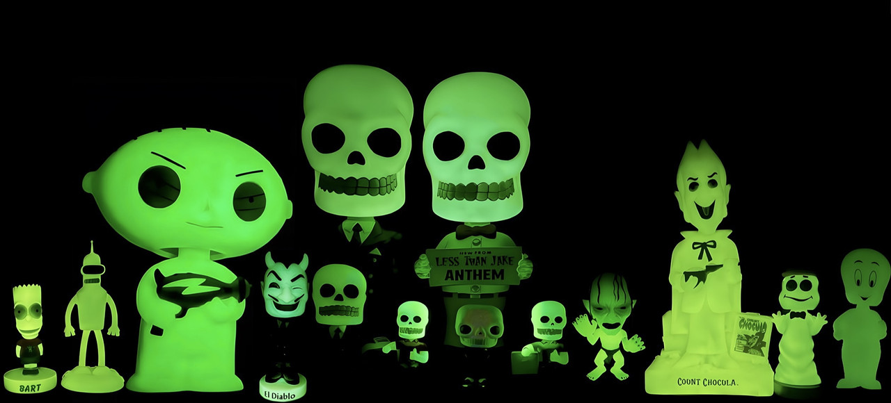 Funko Bone Daddy Glow in the Dark Computer Sitter Green Shirt
