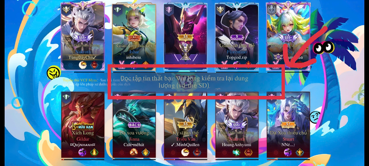 Lỗi đọc tập tin