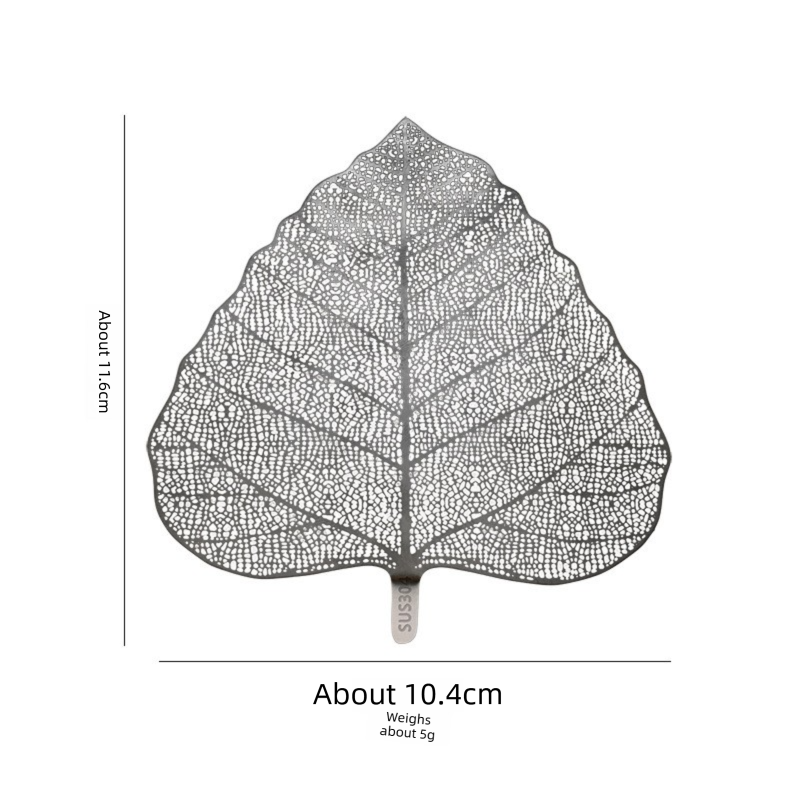 5-PCS Black 304 Stainless Steel Bodhi Leaf Tea Strainer Creative Fine Mesh Tea Filter Infuser for Loose Leaf Tea global Home Tea Set Accessory