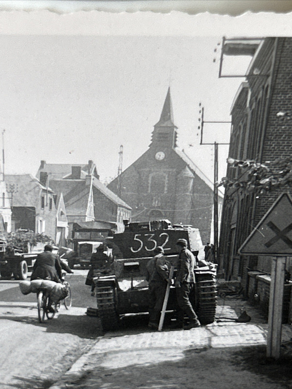 Foto Wk2 Wehrmacht Fahrzeug Lkw Pkw Auto Kfz Soldat Front Kampf Panzer 532 (2)