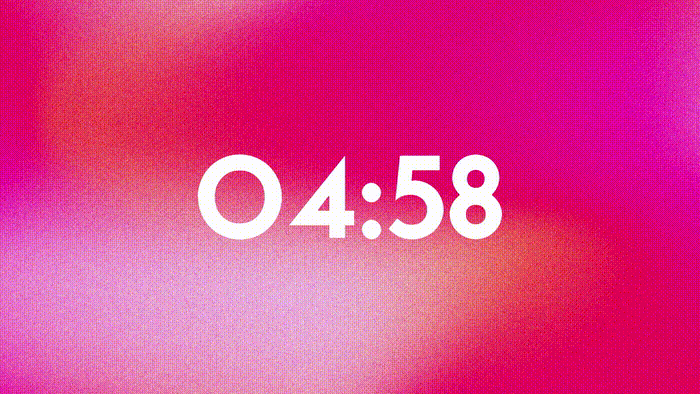 Red Modern Countdown para Iglesias