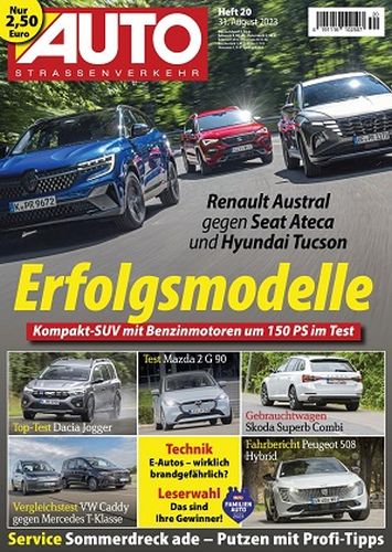 Cover: Auto Strassenverkehr Magazin No 20 vom 31  August 2023