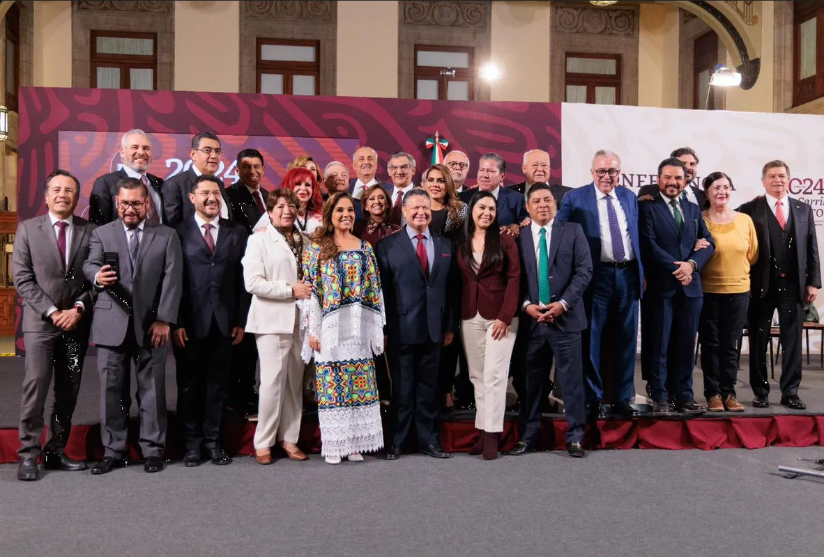 Mara Lezama y gobernadores presentan en la “mañanera” avances en IMSS-Bienestar