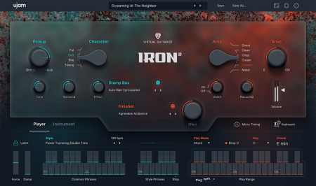 uJAM Virtual Guitarist IRON2 v1.0.0