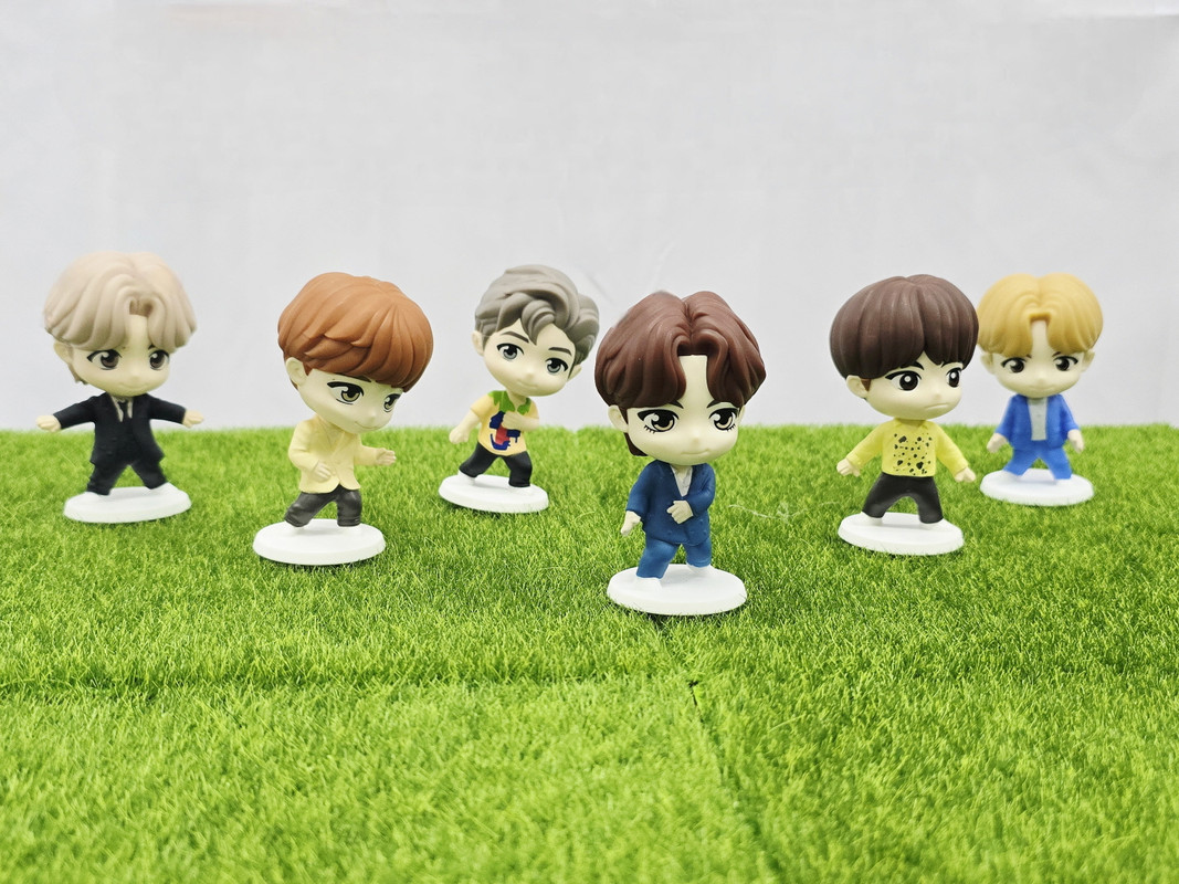 BTS Tiny Tan RM & SUGA フィギュアセット USマクドナルド TinyTANとマクドナルドのコラボ限定フィギュア7体セットが日本