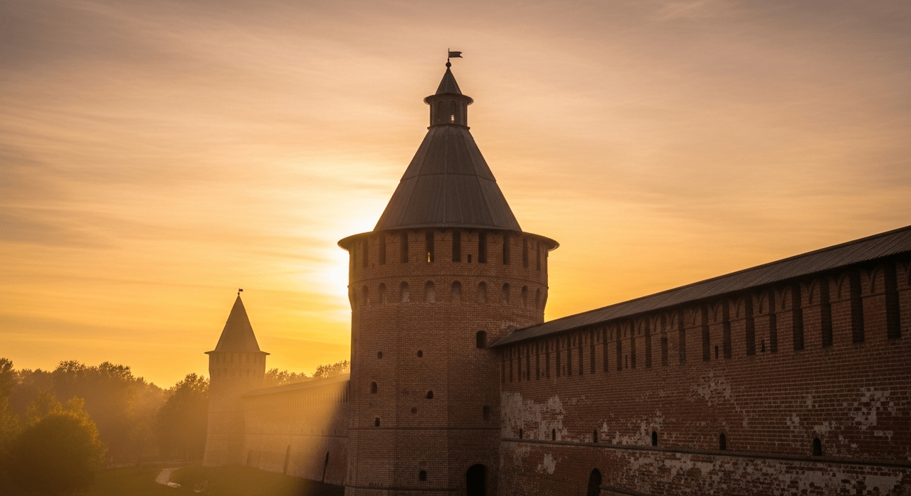 Коломна на закате