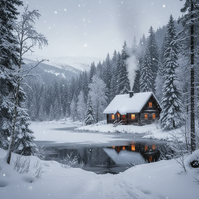 домик в лесу