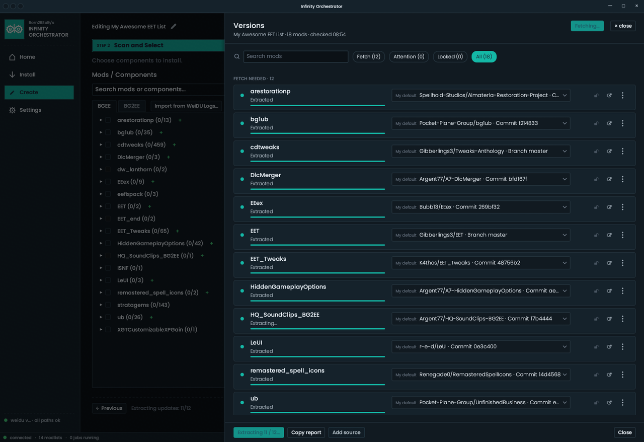Mod Versions - Extracting