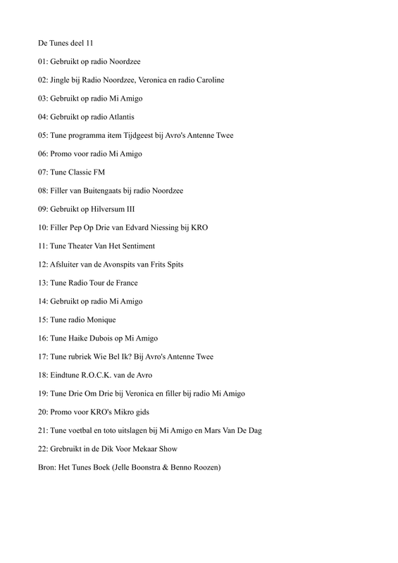 tunes deel 11