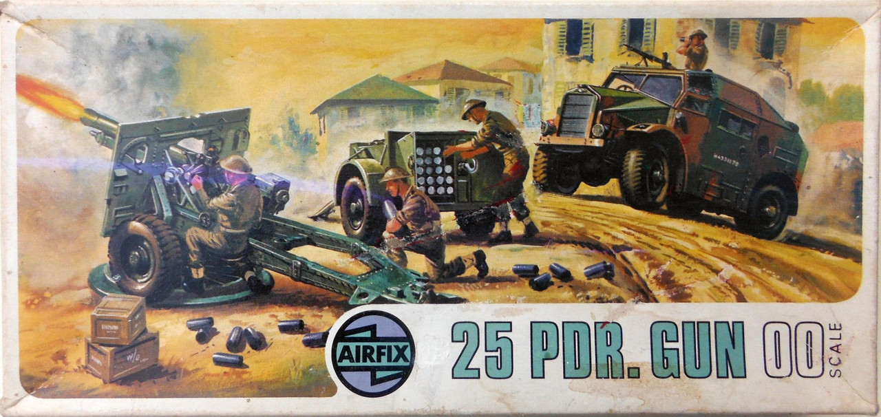 Airfix 76 25pdr Field Gun & Limber (02313-9)