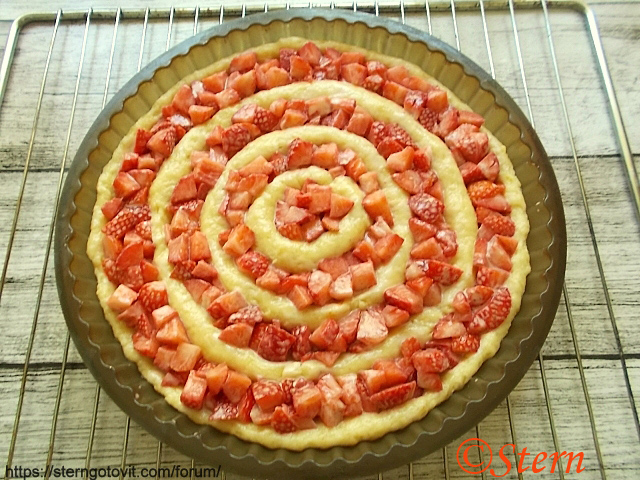 Тарт с клубникой