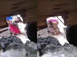 Desi lover standing outdoor hidden cam sex viral mms