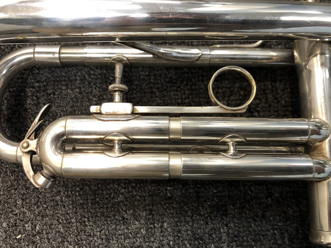 King 1965 Silver Flair Trumpet sn 423119 (11)