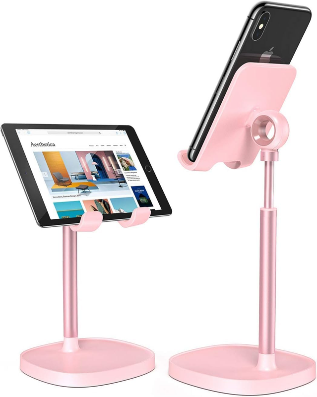 LISEN Pink Phone Stand: The Desk Glow-Up That Fixes Your Neck AND Your Vibe 💗
