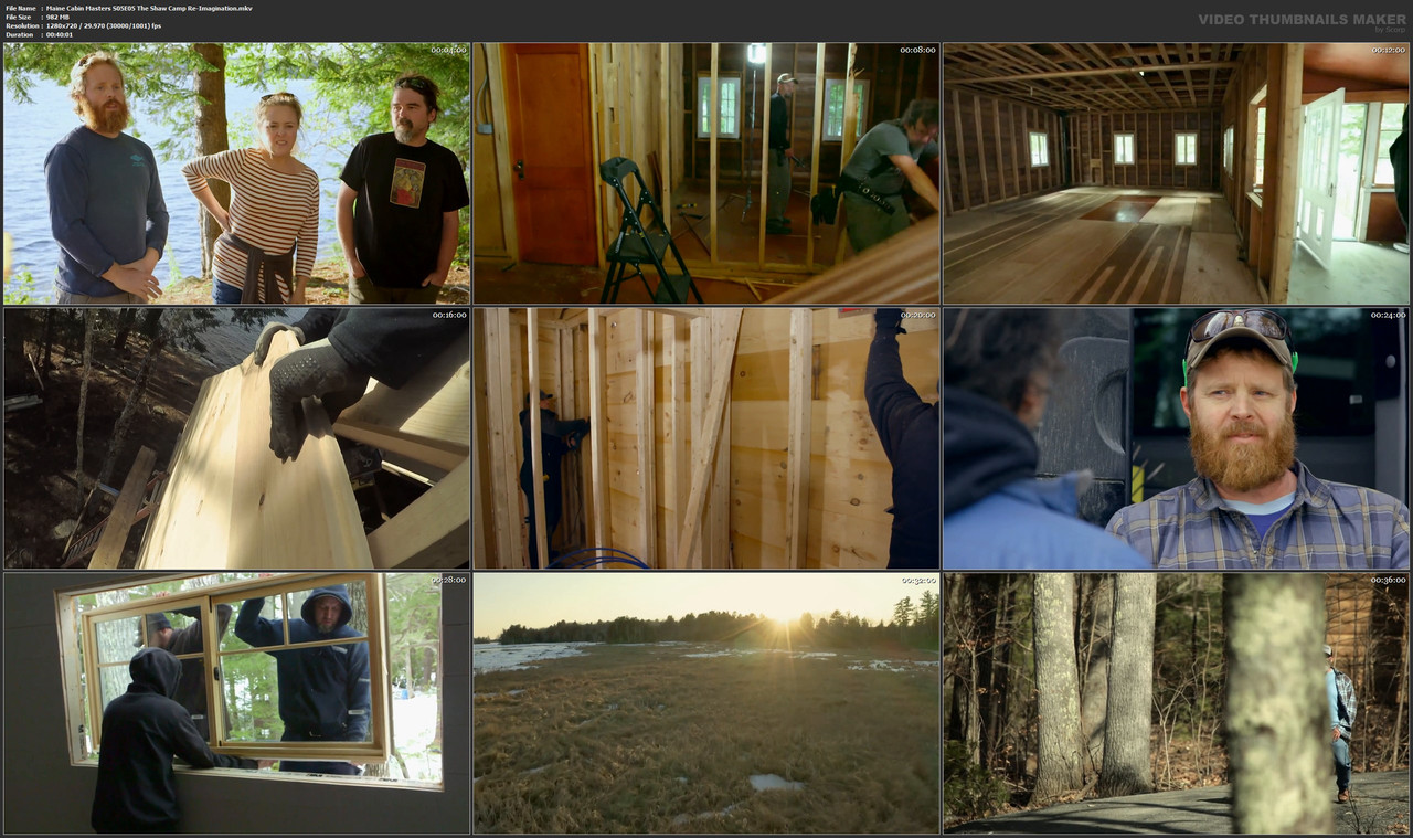 Maine Cabin Masters S05E05 The Shaw Camp Re-Imagination.mkv
