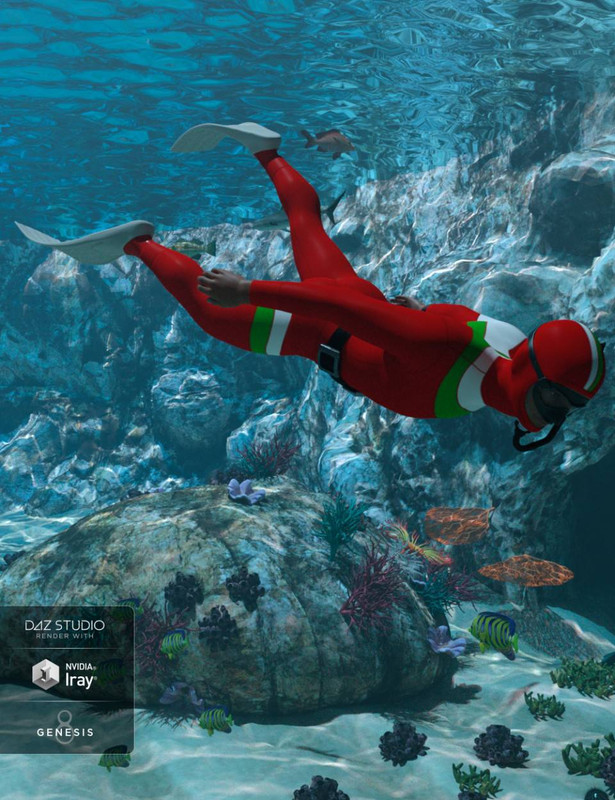 Freediver Wet Suit and Accessories for Genesis 8 Male(s) Freediver Wet Suit and Accessories for Genesis 8 Male(s)