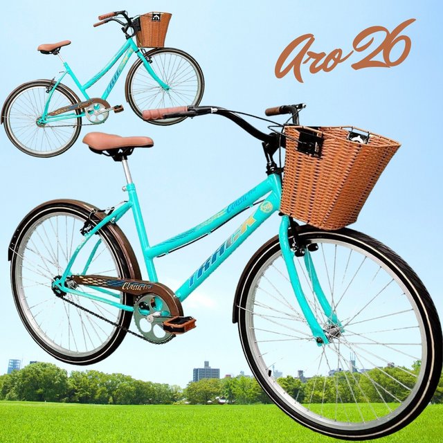 Bicicleta Aro 26 Classic Plus Conforto Azul, Track Bikes