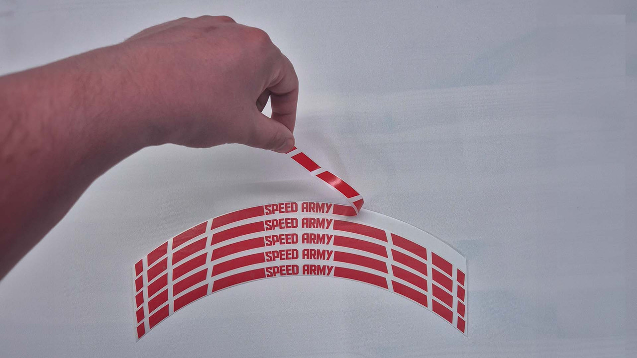 Prepare the Decal Strip