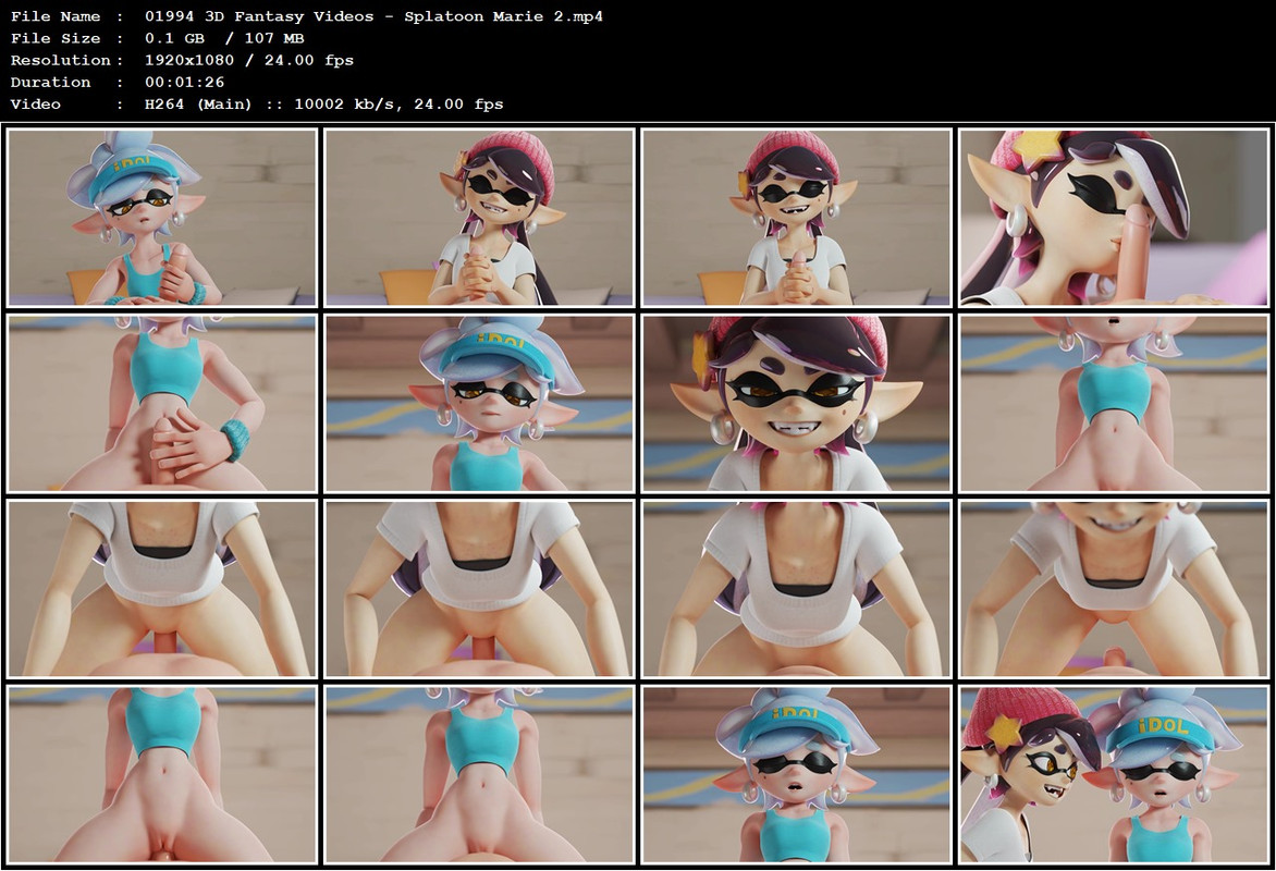 01994 3D Fantasy Videos - Splatoon Marie 2.mp4