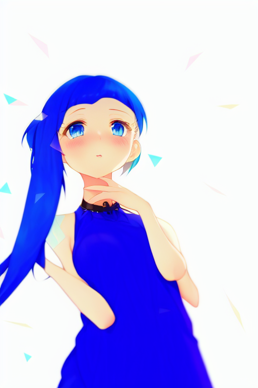 00014-1375242952-DATE_ A_LIVE blush cheeks, blue_hair blue_eye, thighlet, prism, hyper detailed, hig