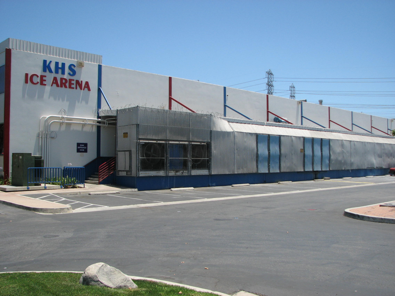 KHS Ice Arena — parking side