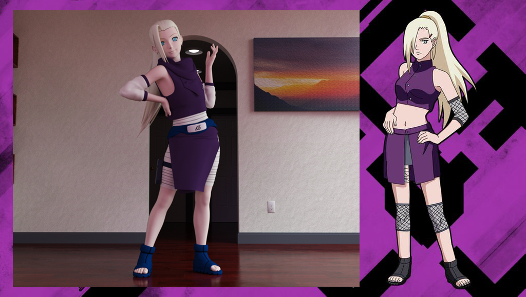 Naruto - Yamanaka Ino (by Shinteo)- Genin To Adult Custom Bundle (First  Time In The Z0NE) [FREE] 2023 - Free Daz 3D Models