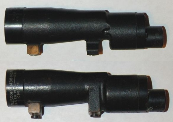 M38-M40 curved-straight foot scopes