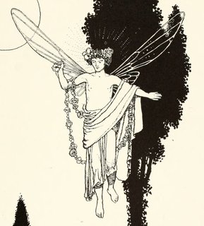 Oberon enchanting Titania
